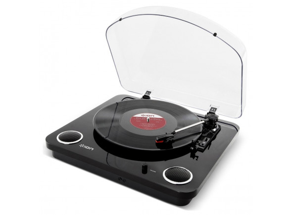 ION Max LP USB Turntable with Integrated Speakers, Black ION Max LP USB Turntable with Integrated Speakers, Black